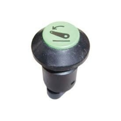 Interruttore a pulsante PNEUTRON verde, simbolo sollevatore abbassato parte sx
