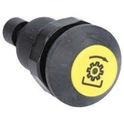 Interruttore a pulsante PNEUTRON giallo, simbolo presa di forza PTO