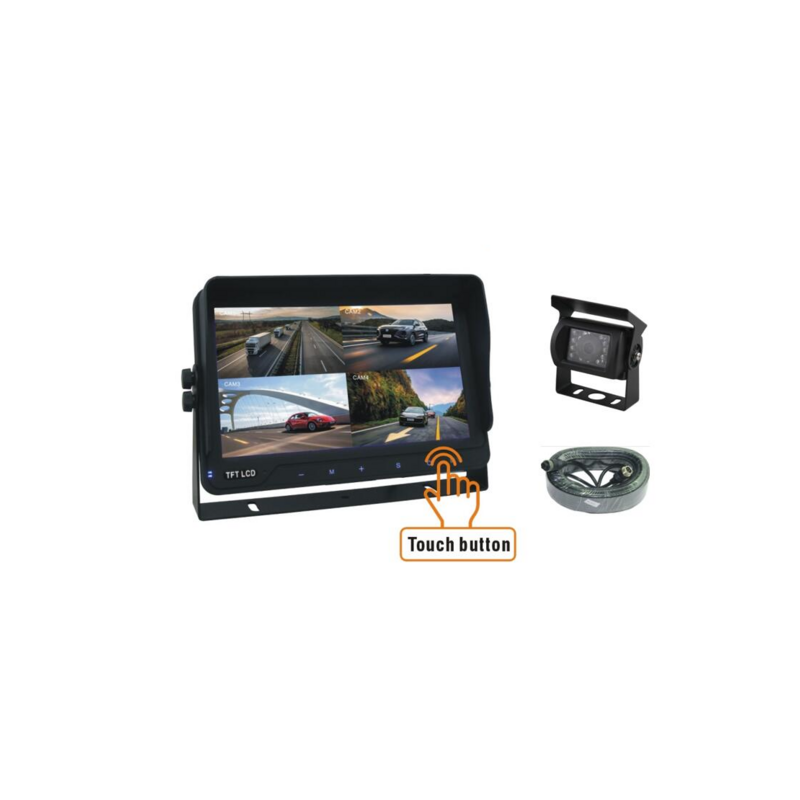 Kit videocamera 7" HD 16:9 12-24V