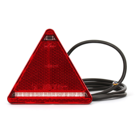 Fanale posteriore LED lato destro 12-24V triangolare 163x38,8x144 mm