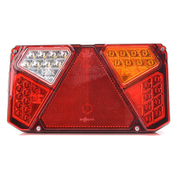 Fanale posteriore LED, lato dx, 12-24V, 242x58,2x134 mm