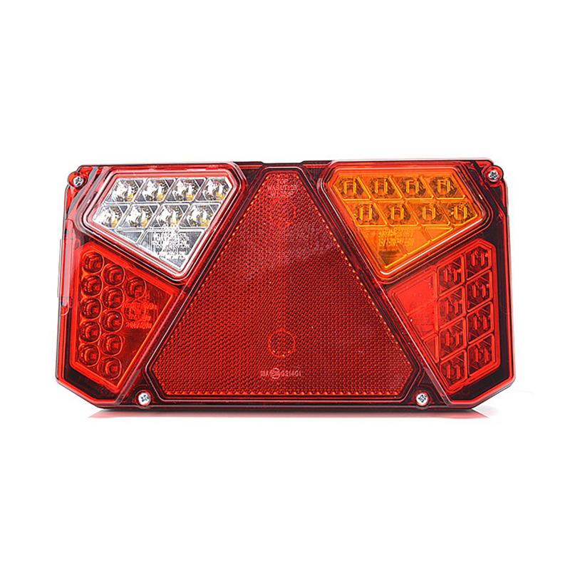 Fanale posteriore LED, lato dx, 12-24V, 242x58,2x134 mm