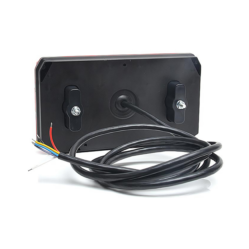Fanale posteriore LED, lato dx, 12-24V, 242x58,2x134 mm