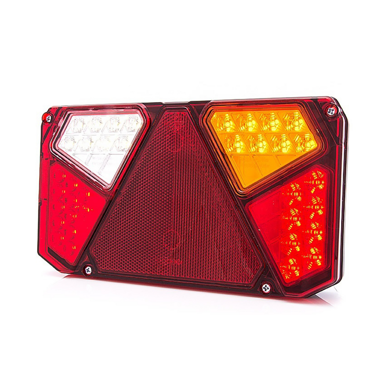 Fanale posteriore LED, lato sx, 12-24V, 242x58,2x134 mm