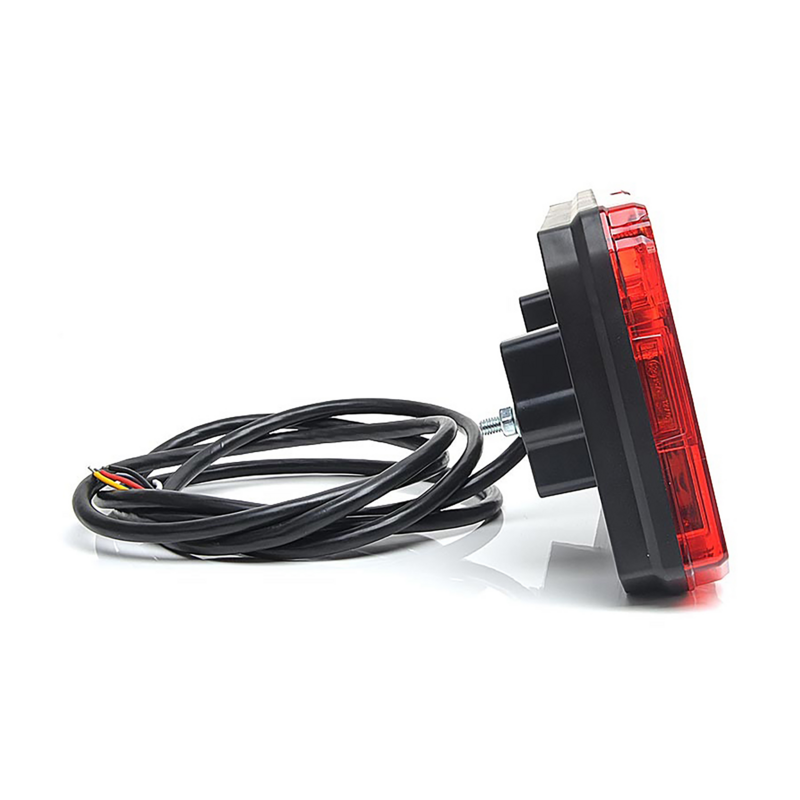Fanale posteriore LED, lato sx, 12-24V, 242x58,2x134 mm
