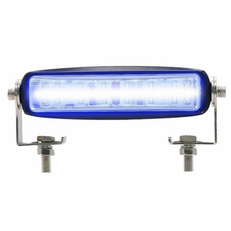 Barra di segnalazione a LED blu 10-80V, 500LM 18W, 6 LED, per carrelli elevatori, illuminazione pavimento
