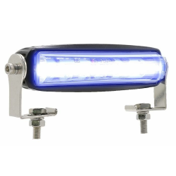 Barra di segnalazione a LED blu 10-80V, 500LM 18W, 6 LED, per carrelli elevatori, illuminazione pavimento
