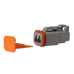 CONNETORE E PIASTRINA SPINA 2POLI  CONNEX