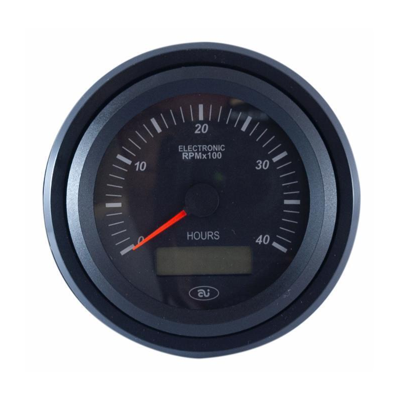 CONTAGIRI E CONTAORE ANALOGICO 10-32V  4000 RPM Ø 80MM