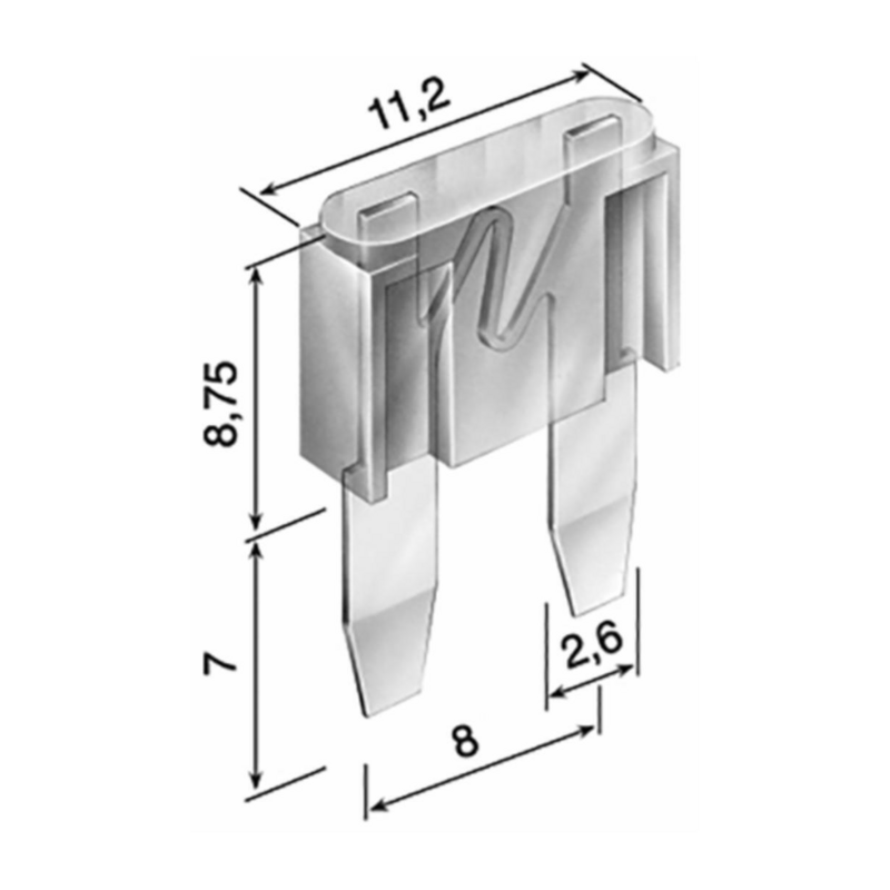 MINI FUSIBILE  5 A