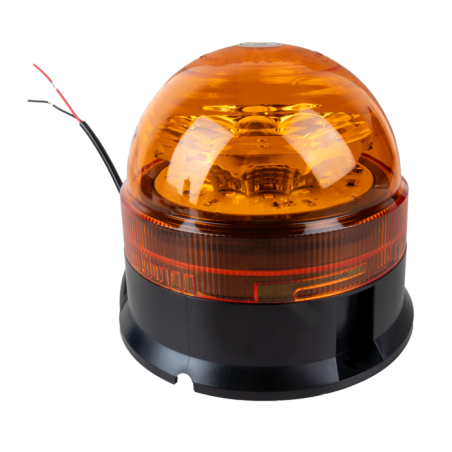 Lampeggiante a LED 12-24V a base piana, 12 Led, 16W, IP66