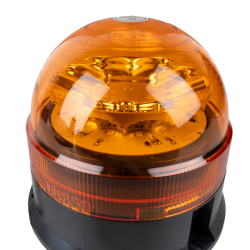 Lampeggiante a LED 12-24V a base piana, 12 Led, 16W, IP66