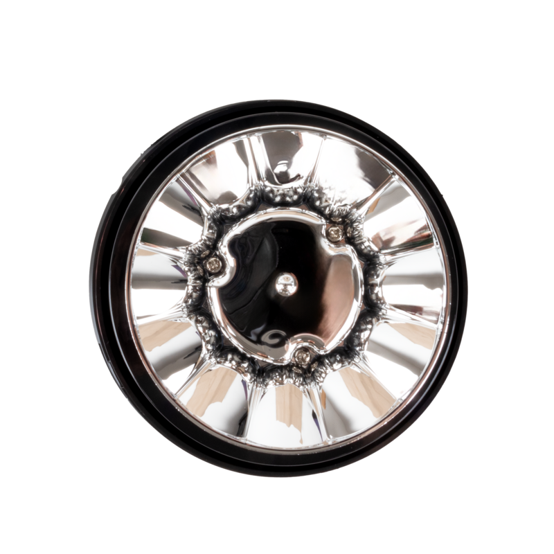 Lampeggiante a LED 12-24V a base piana, 12 Led, 16W, IP66
