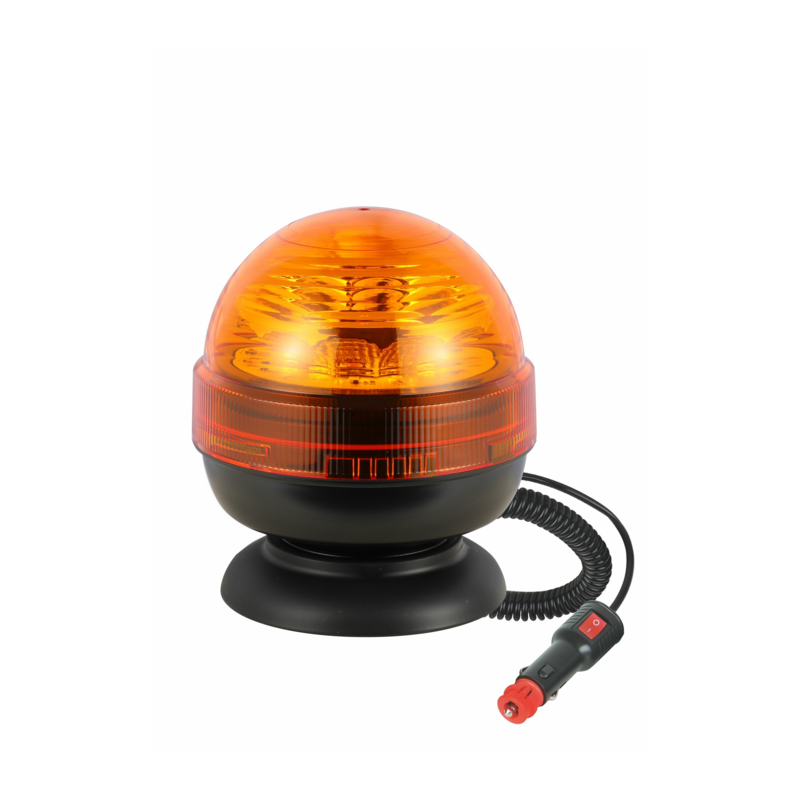 Lampeggiante a LED 12-24V a base magnetica, 12 Led, 16W, IP68