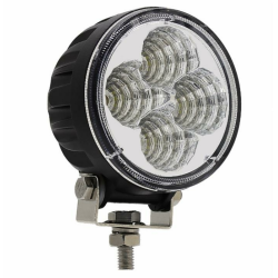 Faro da lavoro rotondo a LED 10-36V, 12W, 900 LM, raggio ampio/largo, 4 LED