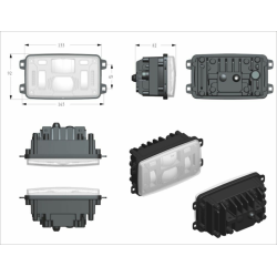Proiettore a LED compatibile con John Deere, Same, Lamborghini, Hurlimann, Iseki,..