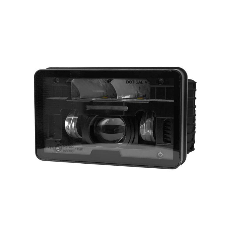 Kit proiettori a LED con 3 cornici che li rendono compatibili con John Deere, Massey Ferguson, Ford, New Holland, Case/IH, Valm