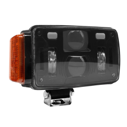Proiettore a LED 10-30 V con freccia movibile e 4 posizioni di montaggio