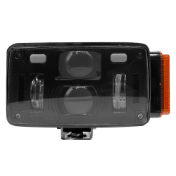 Proiettore a LED 10-30 V con freccia movibile e 4 posizioni di montaggio