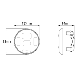 Proiettore a LED compatibile con New Holland, John Deere, Fiat Massey Ferguson, Lamborghini, Agco,..