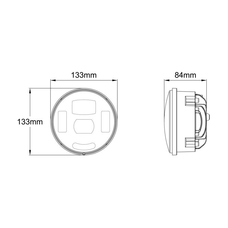 Proiettore a LED compatibile con New Holland, John Deere, Fiat Massey Ferguson, Lamborghini, Agco,..