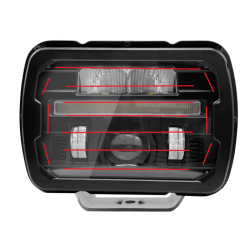 Proiettore a LED lente riscaldata e freccia sequenziale, compatibile con CASE IH, FIAT, New Holland
