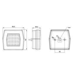 Fanale direzione-posizione LED dx-sx 12-24V