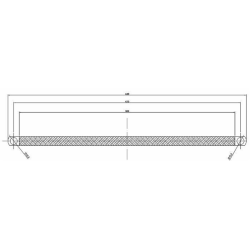 TRECCIA DI MASSA FLESSIBILE IN RAME  420 MM, SEZIONE 25 MM², FORI Ø 12,5 MM
