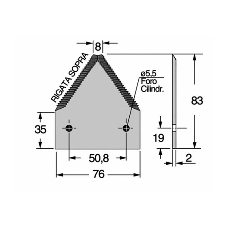 SEZIONE PER MIETITREBBIE ADATTABILE MF 206236M1