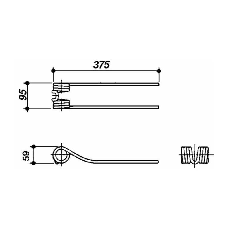 DENTE GIRELLO ADATTABILE A FAHR TIPO NUOVO