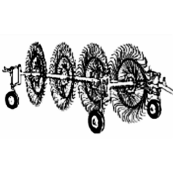MOLLA RANGHINATORE STELLARE ADATTABILE CICORIA, IMA LA ROCCA, JOHN DEERE, REMY.