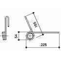 MOLLA SEMINATRICE ADATTABILE CARRARO - NODET POSTERIORE