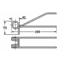 DENTE STRIGLIATORE ADATTABILE MORENI DAMAX