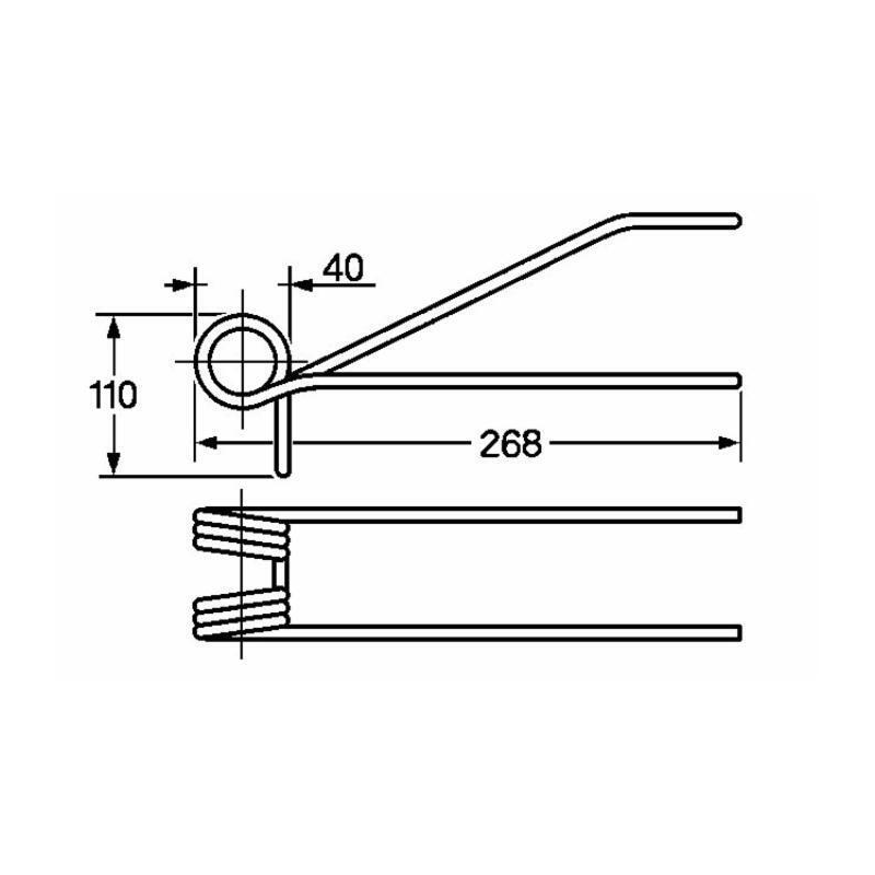 DENTE STRIGLIATORE ADATTABILE MORENI DAMAX