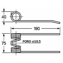 DENTE ROTOPRESSA ADATTABILE CLAAS