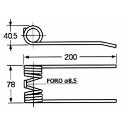 DENTE ROTOPR. CLAAS FILO 6
