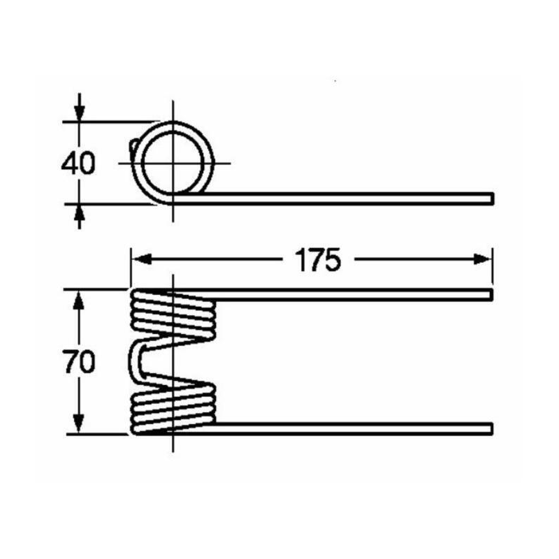 DENTE ROTOPRESSA ADATTABILE JOHN DEERE REF.CC21386