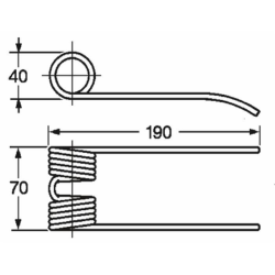 DENTE PICK ADATTABILE NEW HOLLAND