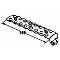 PIASTRA INTERNA PER CINGHIA ROTOPRESSA 8 + 8 FORI, RETE