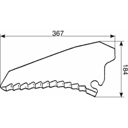 COLTELLO PER CARRO AUTOCARICANTE ADATTABILE KRONE