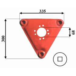 DISCO FALCIANTE TRIANGOLARE ADATTABILE VICON