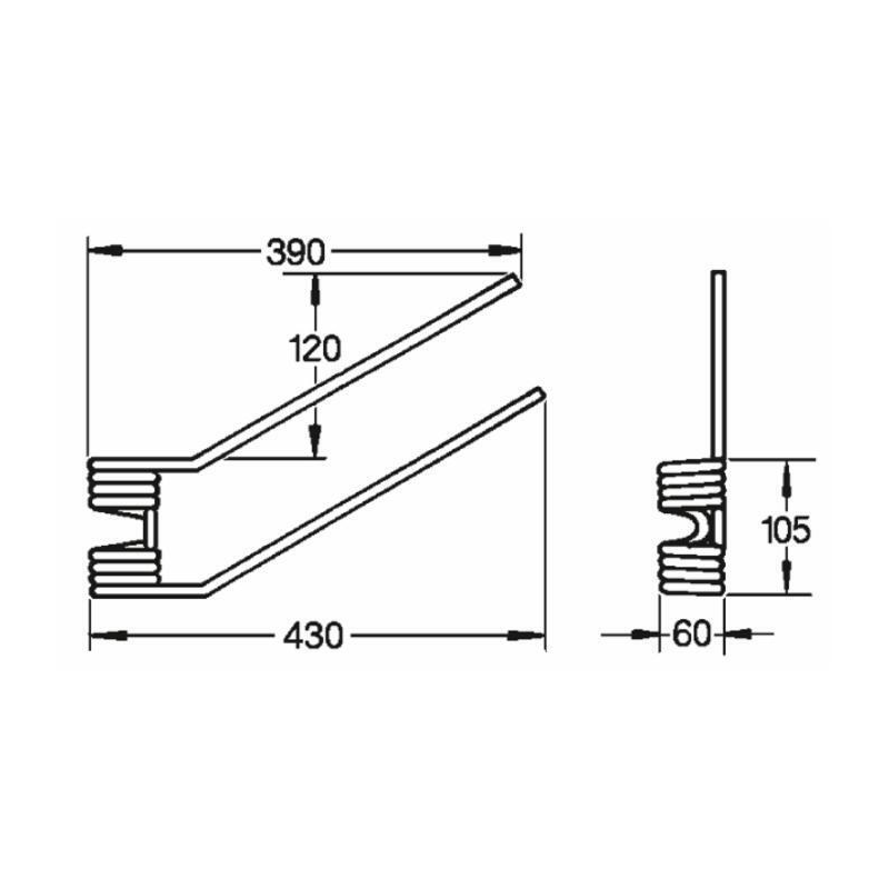 DENTE GIRELLO ADATTABILE A FCR-GASPARDO SX