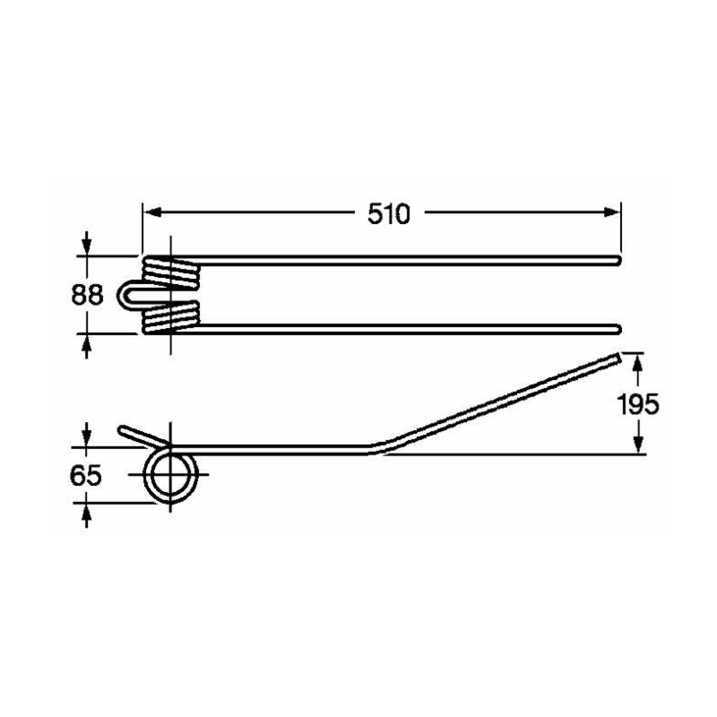 DENTE GIRANDATORE ADATTABILE BCS CORTO