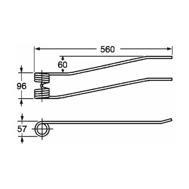 DENTE GIRANDATORE ADATTABILE BORELLO CORTO