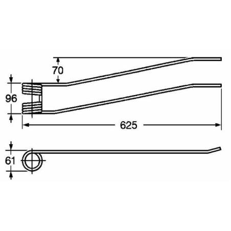 DENTE GIROAND. BORELLO DX