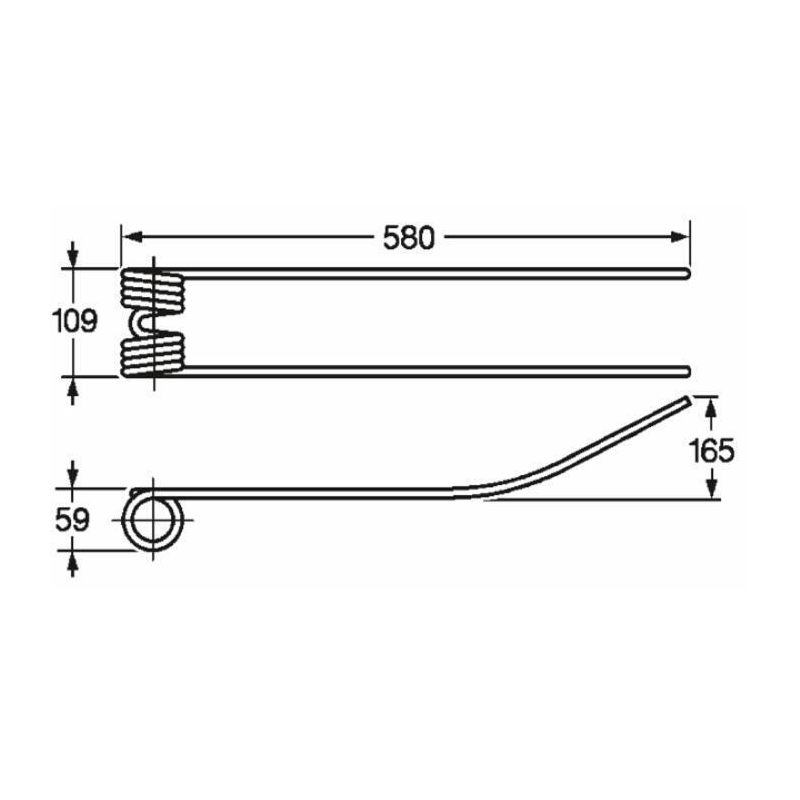 DENTE GIRANDATORE ADATTABILE CECCATO