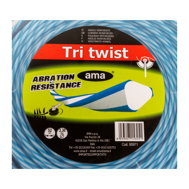 Filo Tri Twist 3,3mm x 52m