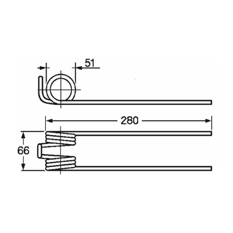 DENTE RANGHINATORE ADATTABILE MOLON VECCHIO