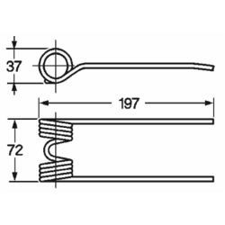 DENTE PICK-UP ADATTABILE AMA TIPO SPAGNA