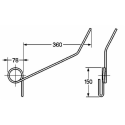 DENTE POSTERIORE LUNGO ADATTABILE SEMINATRICE GASPARDO